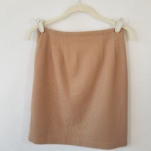 J.G.Hook Camel Wool Skirt